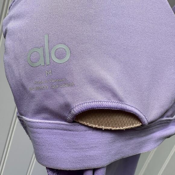 Alo Yoga Alosoft Courtside Tennis Dress Violet Skies Purple Medium Ltd Ed EUC - Picture 8 of 14